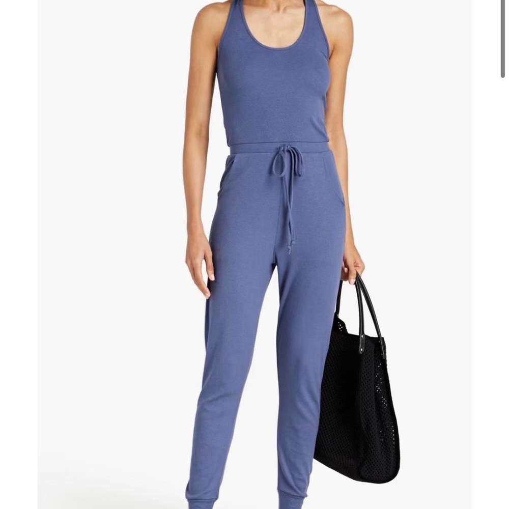 COMMANDO RIBBED JERSEY JUMPSUIT